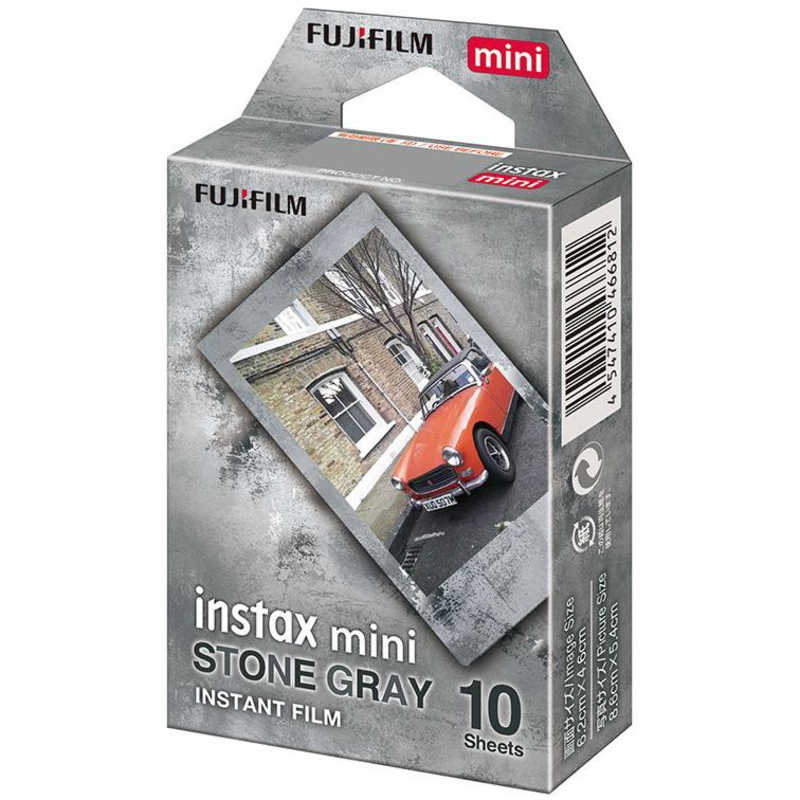 富士フイルム FUJIFILM チェキ インスタントフィルム カラー instax miniフィルム STONE GRAY ストーングレー 10枚  1パック INSTAXMINISTONEGR 日本未発売