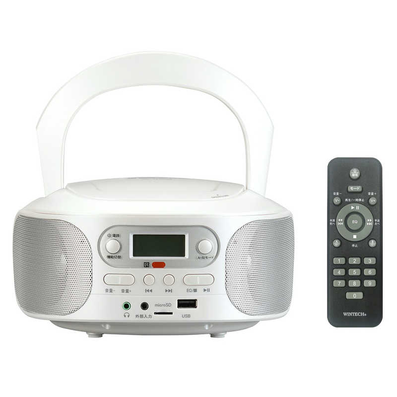WINTECH リモコン付き SD/USB/CDラジオ KC-153USBの製品写真