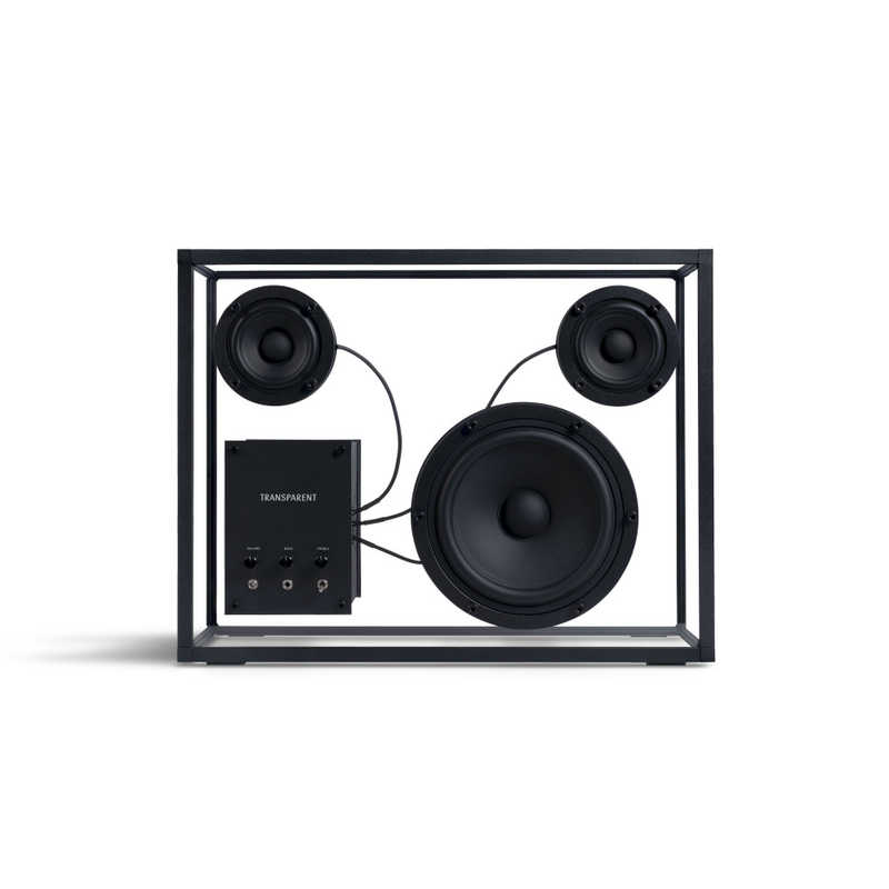 品質満点 TRANSPARENTSPEAKER Bluetoothスピーカー ブラックコード