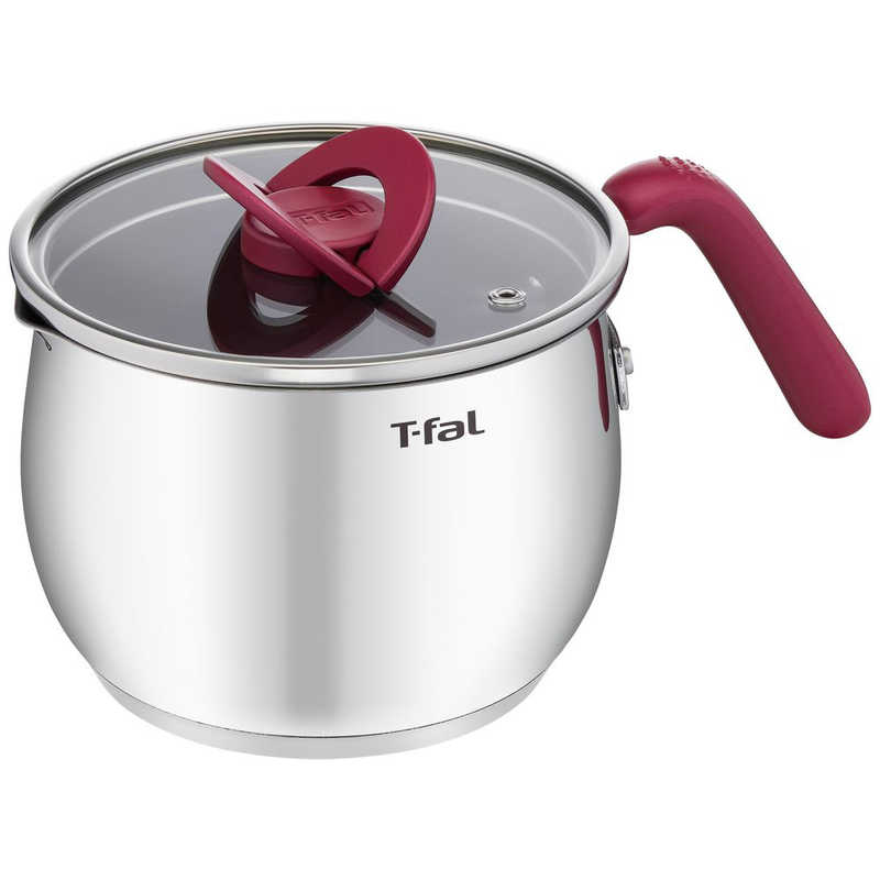 T-fal　オプティスペースIH ステンレス マルチポット ルージュ　G74783