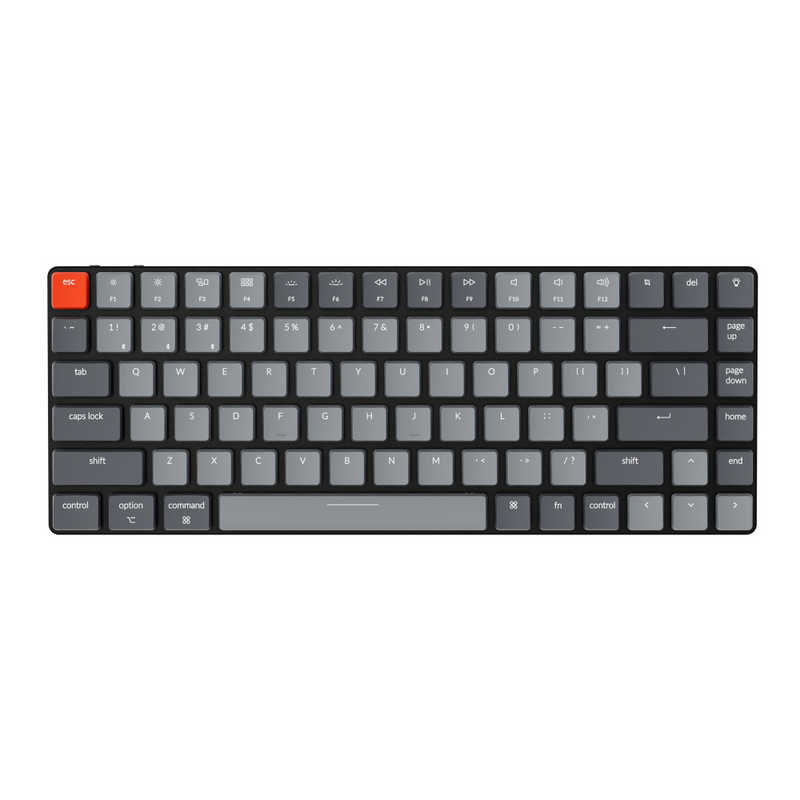 キークロン ワイヤレス・メカニカルキーボード RGB - US配列 (テンキーレス) オプティカル (ホットスワップ) 茶軸 (有線・ワイヤレス Bluetooth・USB (Type-C)) K384OpticalRGBBrownU