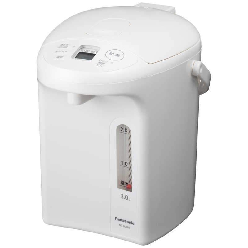 パナソニック　Panasonic　マイコン沸騰ジャーポット ホワイト [3.0L]　NC-BJ305-W