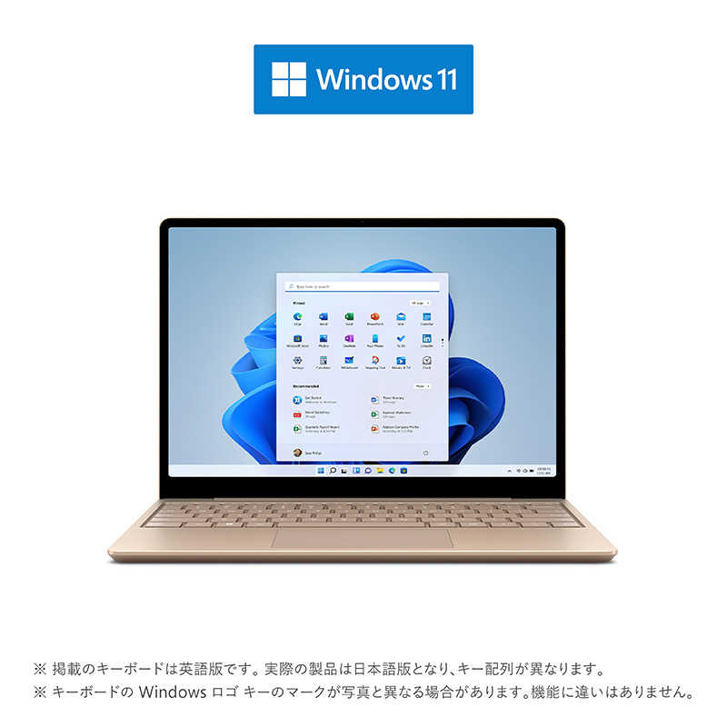 Surface Laptop GOメモリ8GB Windows 11-