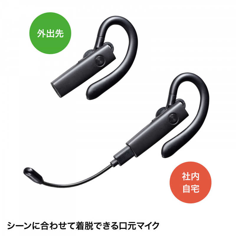 市場 サンワサプライ Bluetoothヘッドセット