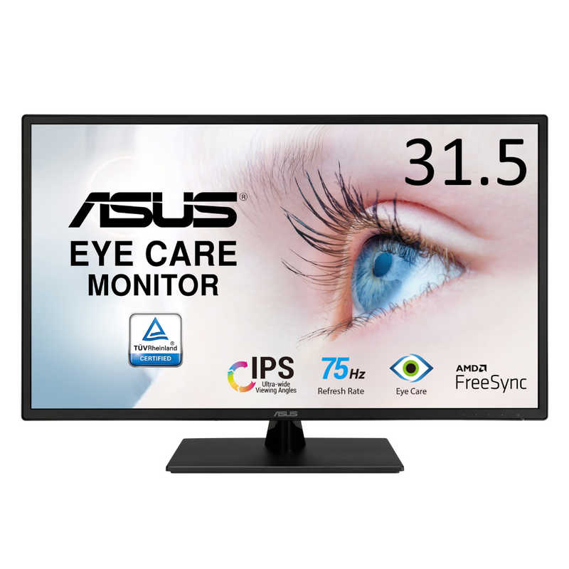 ASUS エイスース　PCモニター Eye Care ブラック [31.5型 /フルHD(1920×1080) /ワイド]　VA329HE