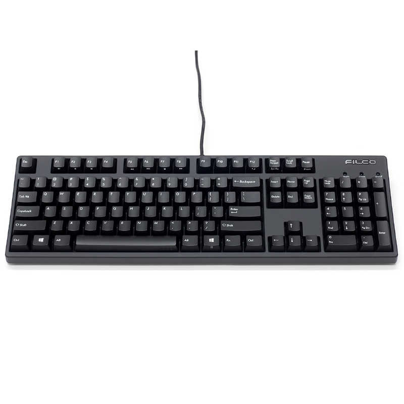 FILCO　キーボード Majestouch 3(赤軸・英語配列) ［有線 /PS/2・USB］ マットブラック　FKBN104MRLEMB3