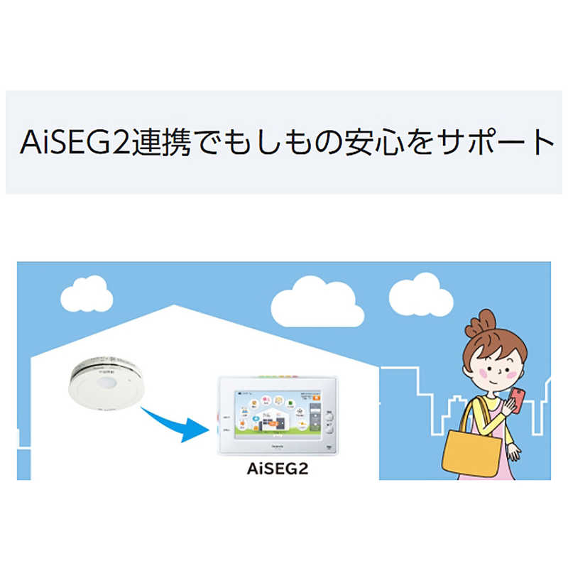 SALE／94%OFF】 パナソニック Panasonic けむり当番薄型２種 電池式 ワイヤレス連動子器 あかり付 警報音 音声警報  ＡｉＳＥＧ連携機能付 和室色 SHK74202YP arabxxnxx.com