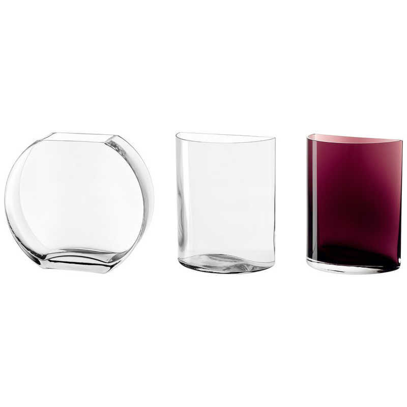 LE NARD 　フラワーベース3P クリアーバイオレット　CN4694034 コジマ市場店