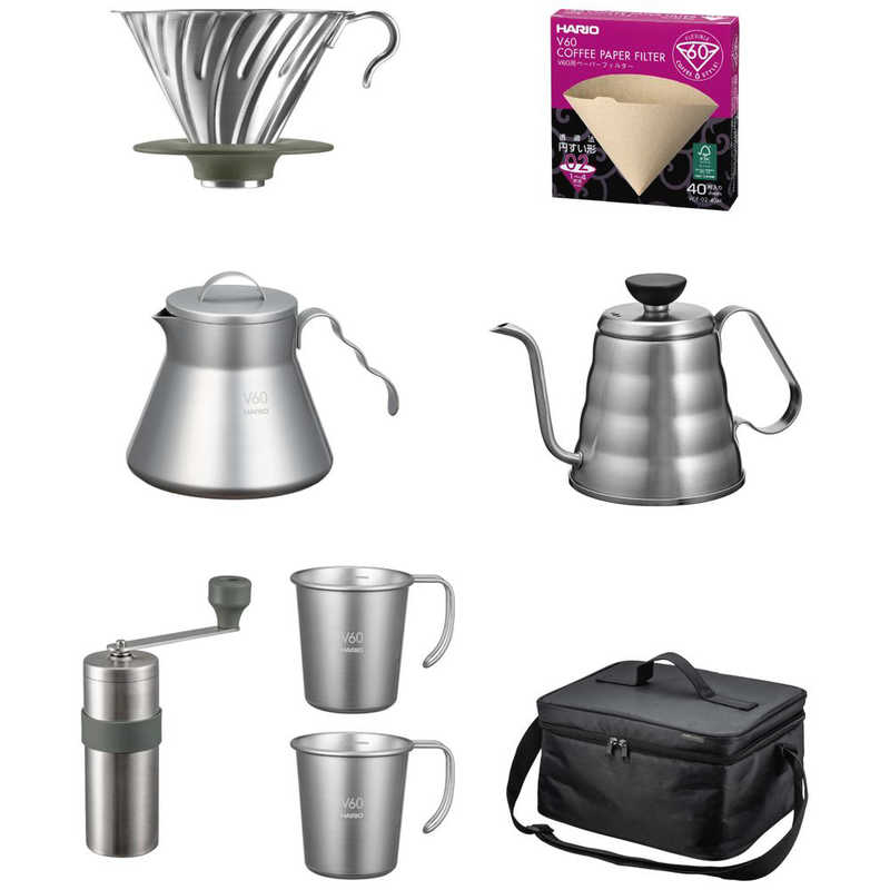 ハリオ　V60 アウトドアコーヒーフルセット HARIO　OVOCF｜コジマ店