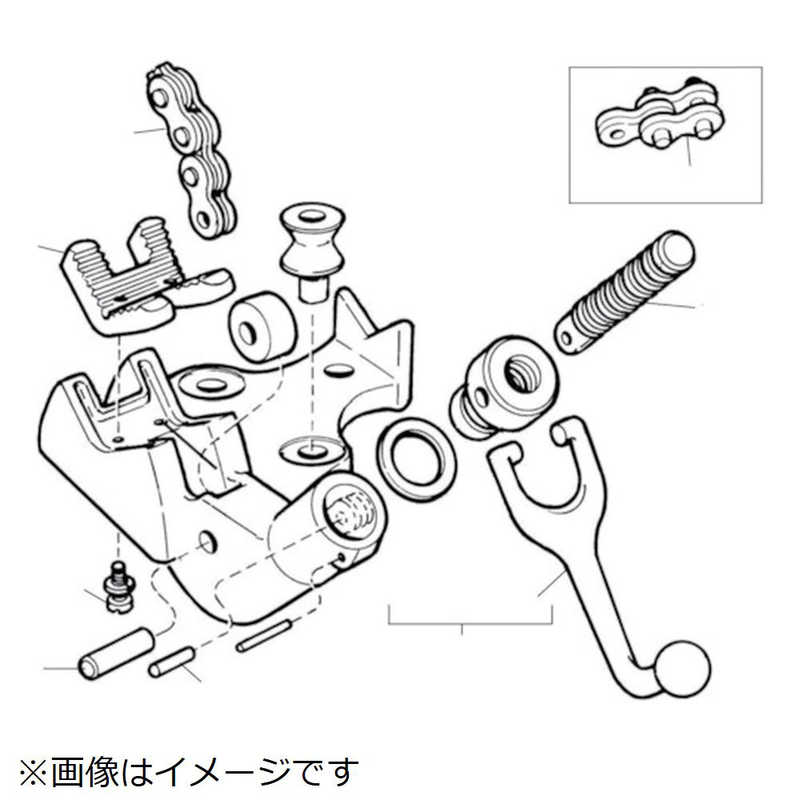 RIDGE E-2480 チェーンアッセンブリー F/BC-610 41130|コジマ店