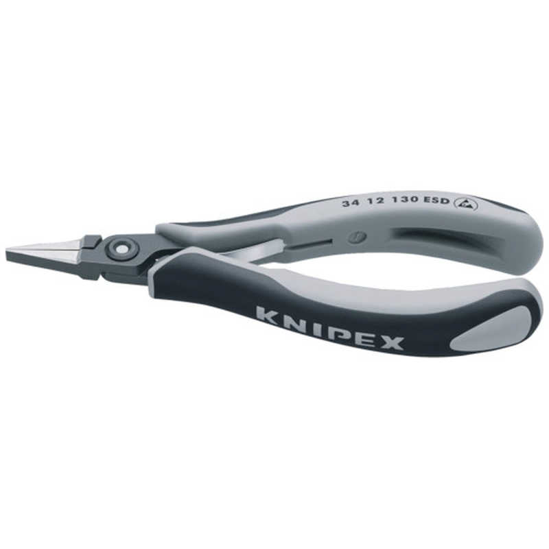 KNIPEX社　ESD精密用プライヤｰ 平 135mm　3412130ESD