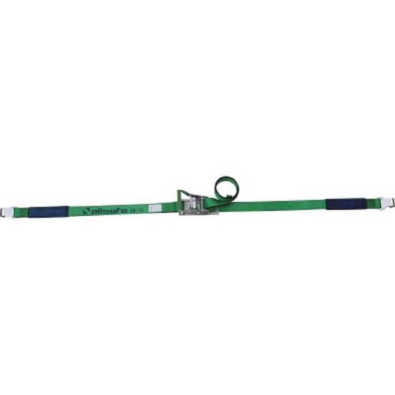 オールセーフ　allsafe ラッシングベルト ラチェット式フラットフック重荷重　R5FH17