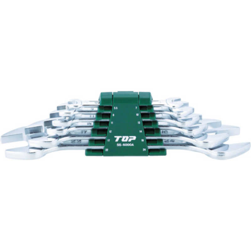 TOP工業　6丁組スパナ(ISO) Bセット　SS6000B