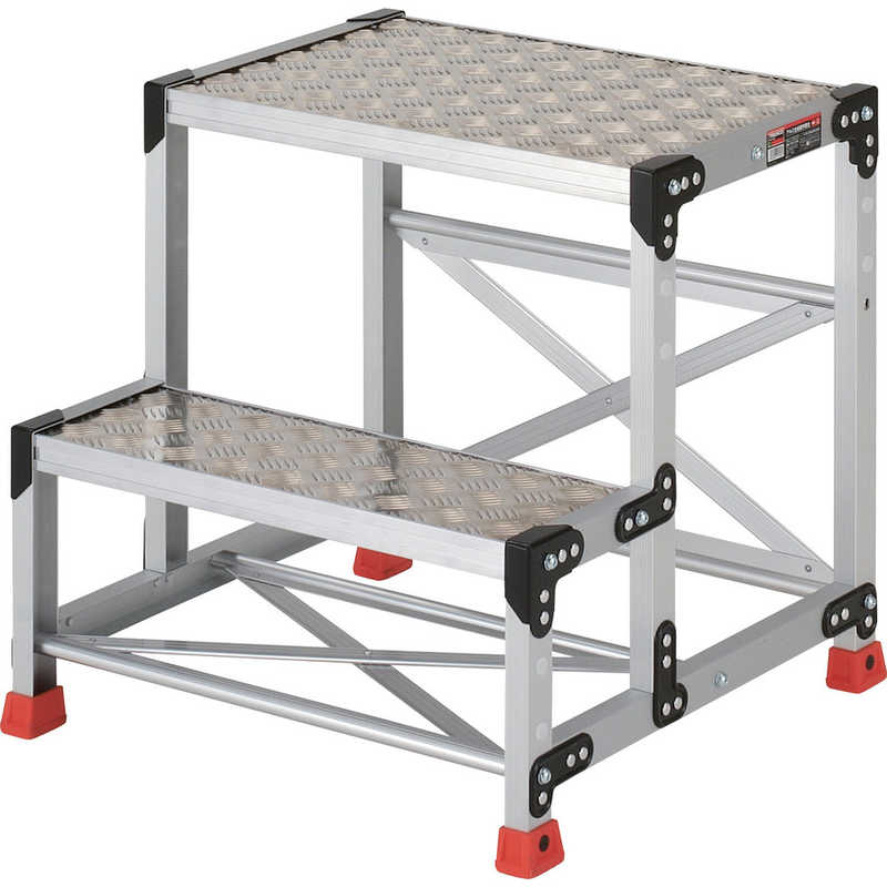トラスコ中山　作業用踏台 アルミ製･縞板タイプ 天板寸法600X400XH600　TSFC-266 38,926円