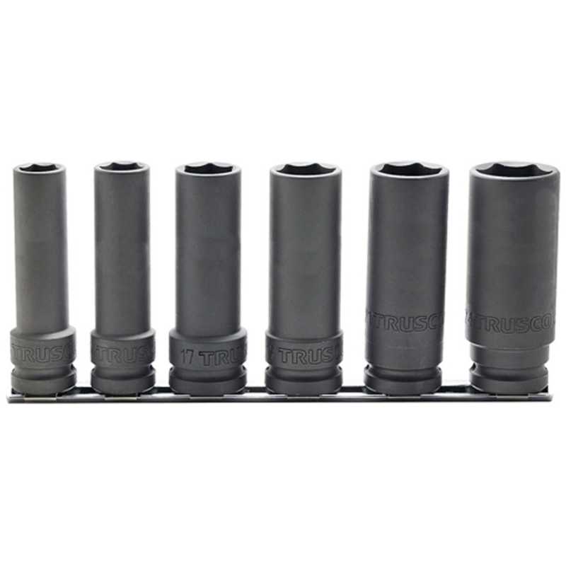 トラスコ中山　TRUSCO インパクト用超ロングソケットセット 長さ100mm　T4-6SL-100-SET