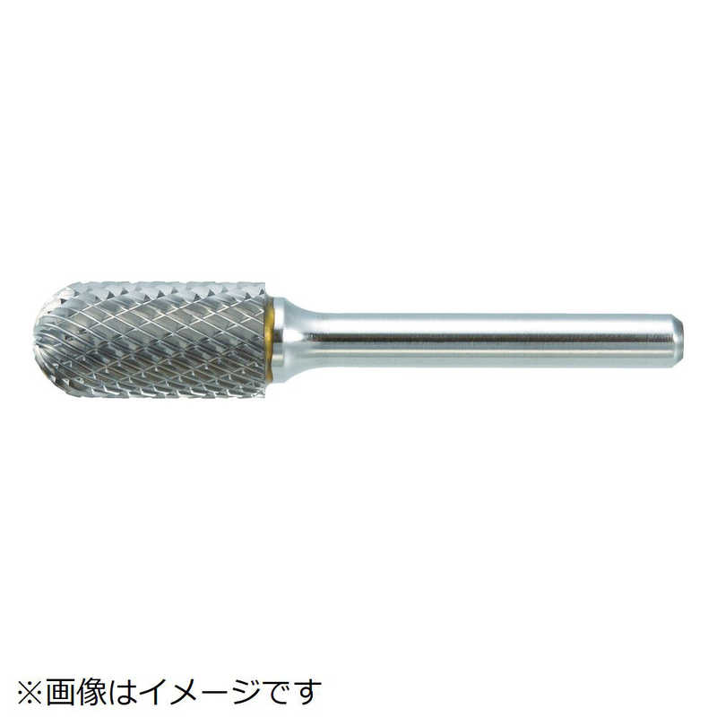 トラスコ中山 超硬バー 先丸円筒型 Φ19X刃長25X軸6 シングルカット TB2C190S