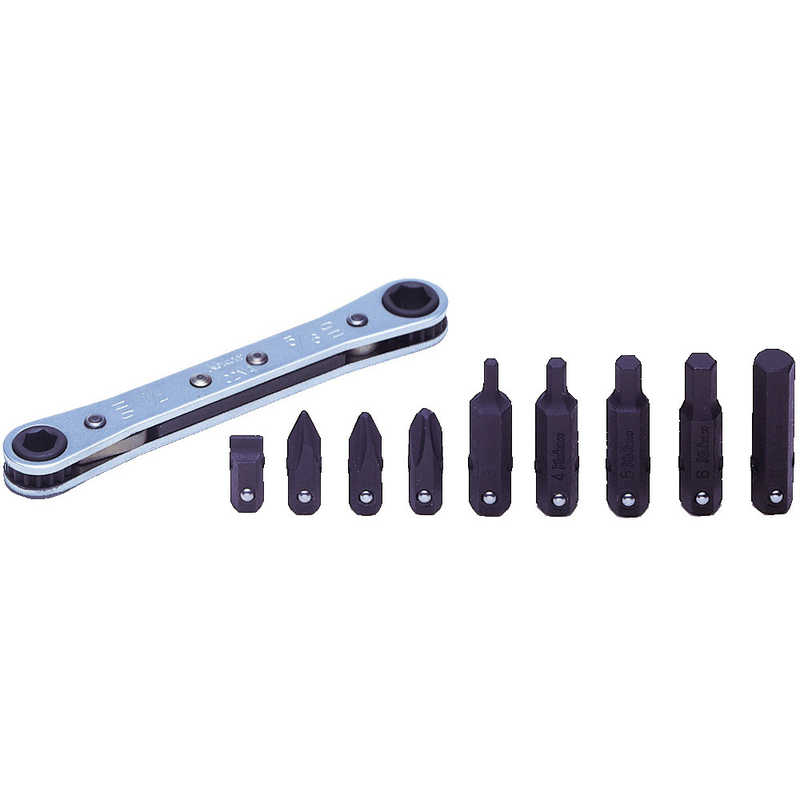 山下工業研究所　ラチェットスパナセット10ヶ組　R810B