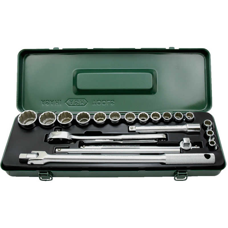旭金属工業　ソケットレンチセット12.7□×20PCS　VO4151