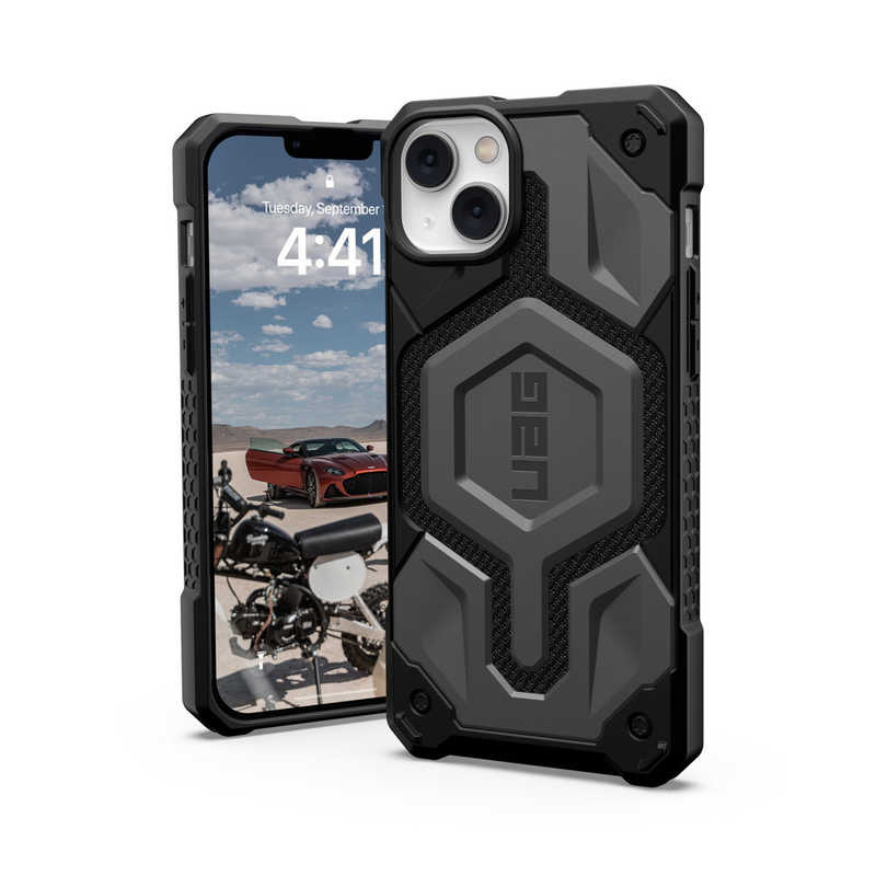 UAG　MagSafe対応MONARCH PRO ケブラーシルバー iPhone 14 Plus用　UAGIPH22LAPMSKS
