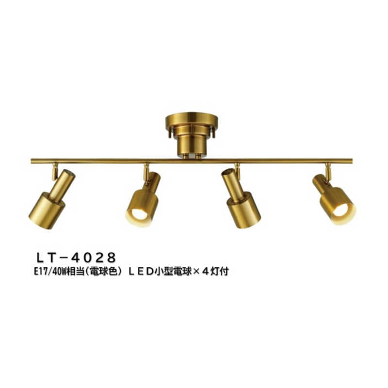 インターフォルム　シーリングライト Ferdi フェルディ 6畳 小型LED電球(E17/40W相当/電球色)×4灯付　LT-4028