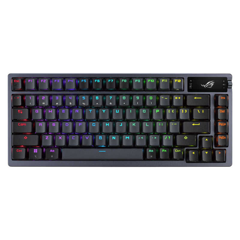 ASUS エイスース　ゲーミングキーボード ROG Azoth(英語配列) M701 ガンメタル ［有線・ワイヤレス /Bluetooth・USB］　ROGAZOTHNXRDUSPBT｜コジマ店