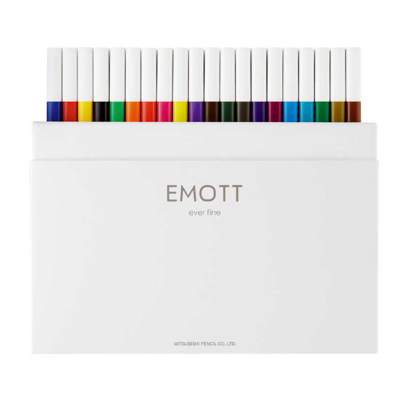 三菱えんぴつ　水性サインペンEMOTT40色セット　PEMSY40C