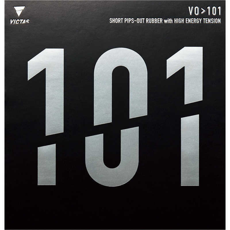 VICTAS　表ソフトラバー VO＞101 MAX ［表ソフト /変化］ レッド　020202