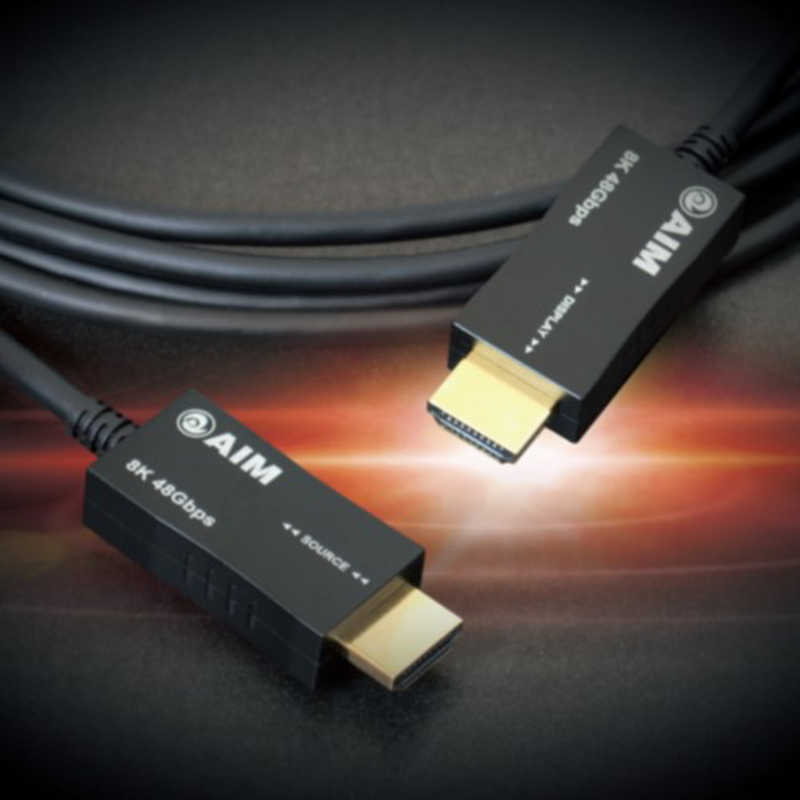 エイム電子　HDMI レーザーケーブル AIM ブラック ［1m /HDMI&hArr;HDMI /スタンダードタイプ］　LS-A01｜コジマ店