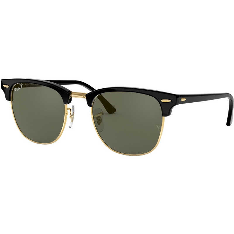 レイバン Ray-Ban サングラス CLUBMASTER RB3016F 901/58 55mm ブラック/ポラライズドグリーンクラシックG-15 RB3016F|コジマ店