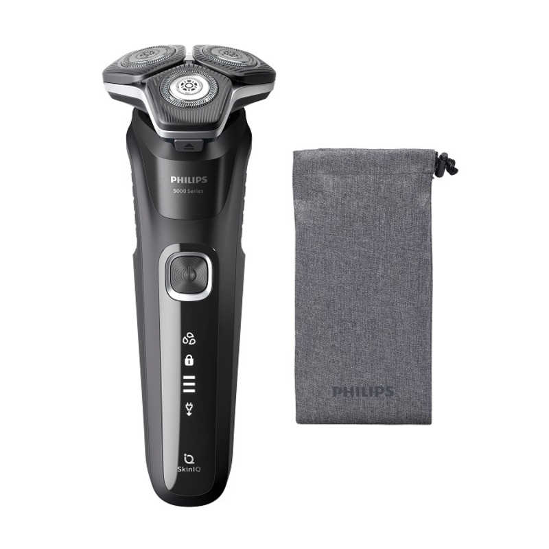 フィリップス　PHILIPS　電気シェーバー 5000シリーズ ［回転刃］ ブラック　S5898/10｜コジマ店