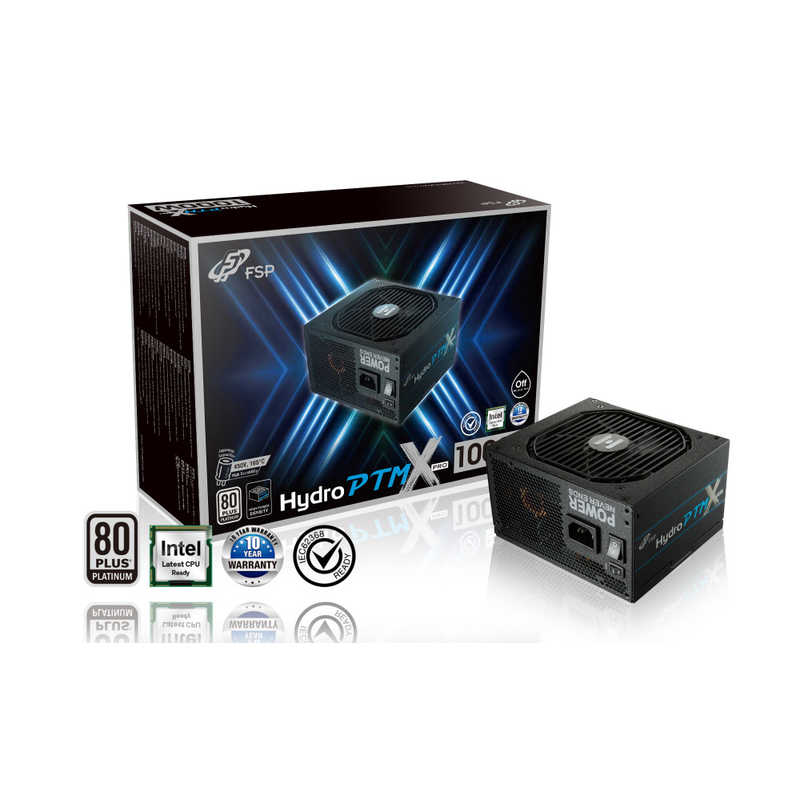 FSP　PC電源 Hydro PTM X PRO ATX3.0(PCIe5.0) 1000W［1000W /ATX /Platinum］　HPT3-1000M.GEN5｜コジマ店 22,241円
