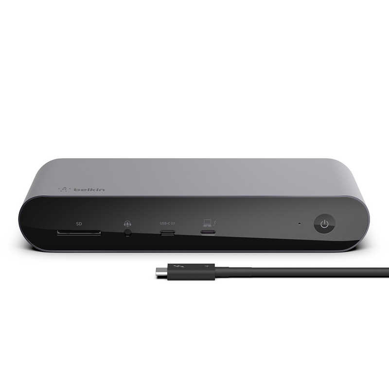 BELKIN　12-in-1 Thunderbolt 4ドッキングステーション グレー [USB Power Delivery対応]　INC006qcSGY
