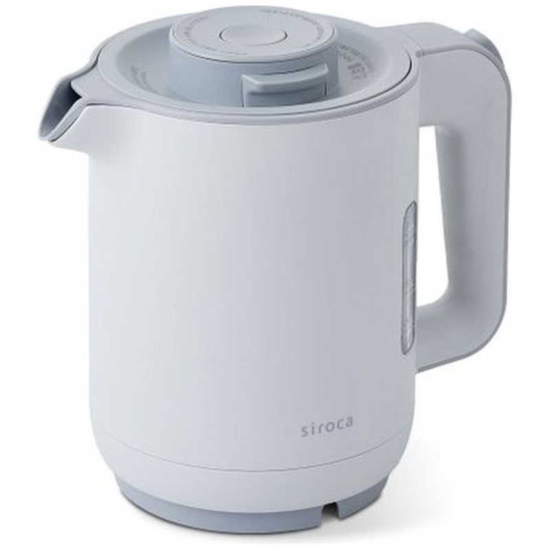 SIROCA　シロカ 電気ケトル 蒸気セーブ 0.8L グレー　SK-A151H