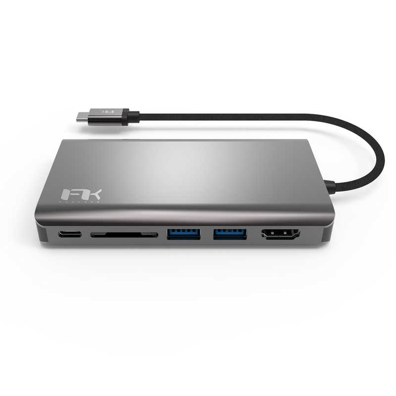 FEELTEK Portable 8-in-1 USB-C Hub UCH008AP2|コジマ店