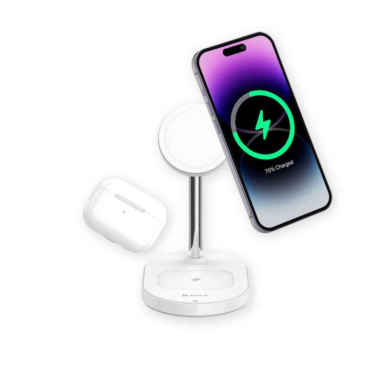ADAMELEMENTS　OMNIA M2＋ MagSafe 2 in 1 ホワイト　APAADM2POGWH