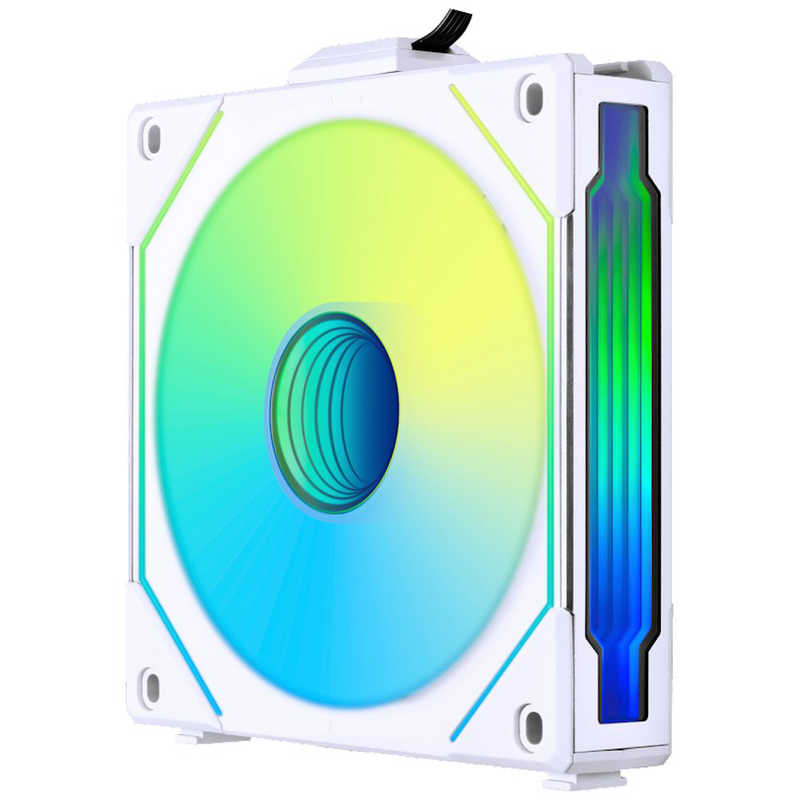 LIANLI　ケースファン ［140mm /1600RPM］ SL-INFINITY 140 REVERSE BLADE ホワイト　UF-RS-SLIN140-1W