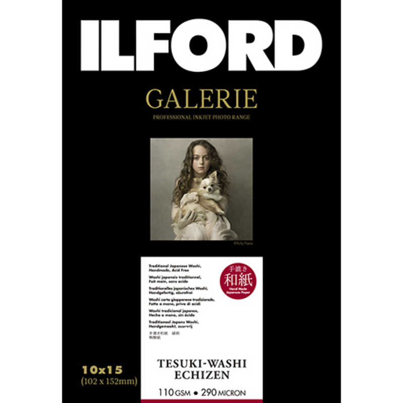 イルフォード　ギャラリー 手漉き和紙 越前 102x152 50枚 110gsm GALERIE　433301 14,621円