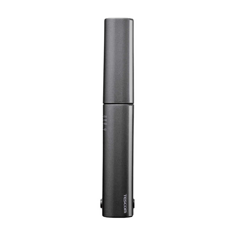 テスコム　コードレスモバイルヘアアイロン 17mm 160℃～210℃ USB充電式 メタリックグレー　TS510A-H