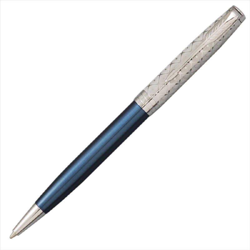 パーカー　ソネット　プレミアム　ボールペン メタル&ブルーCT 2119649　PKSOPﾒﾀﾙ&ﾌﾞﾙｰCTBP｜コジマ店 19,800円