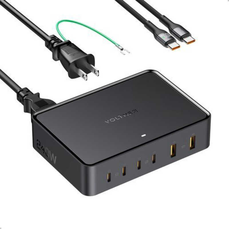 VOLTME　Revo 240 240W高出力 TypeC 4ポート ・USB-A 2ポート 充電器 ［6ポート］　V2248 13,844円