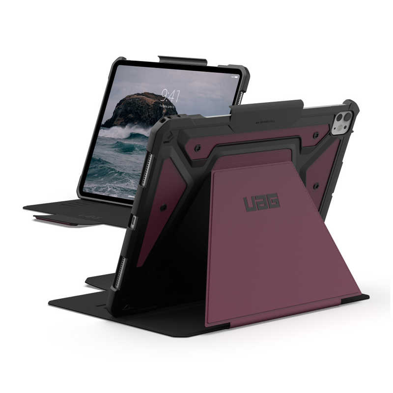 UAG　Urban Armor Gear 13インチ iPad Pro (M4) 対応 耐衝撃ケース METROPOLIS SE (日本正規代理店) ボルドー　UAG-IPDP13M4-FSE-BD