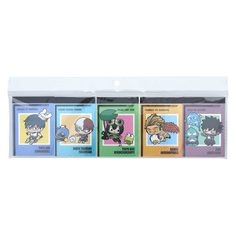 サンスター文具　メモミニセット 僕のヒーローアカデミア×サンリオキャラクターズ C画像