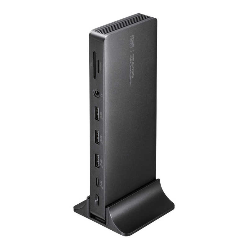 サンワサプライ ドッキングステーション(4K・HDMI×2画面出力・ACアダプタ付) USB-CVDK16|コジマ店