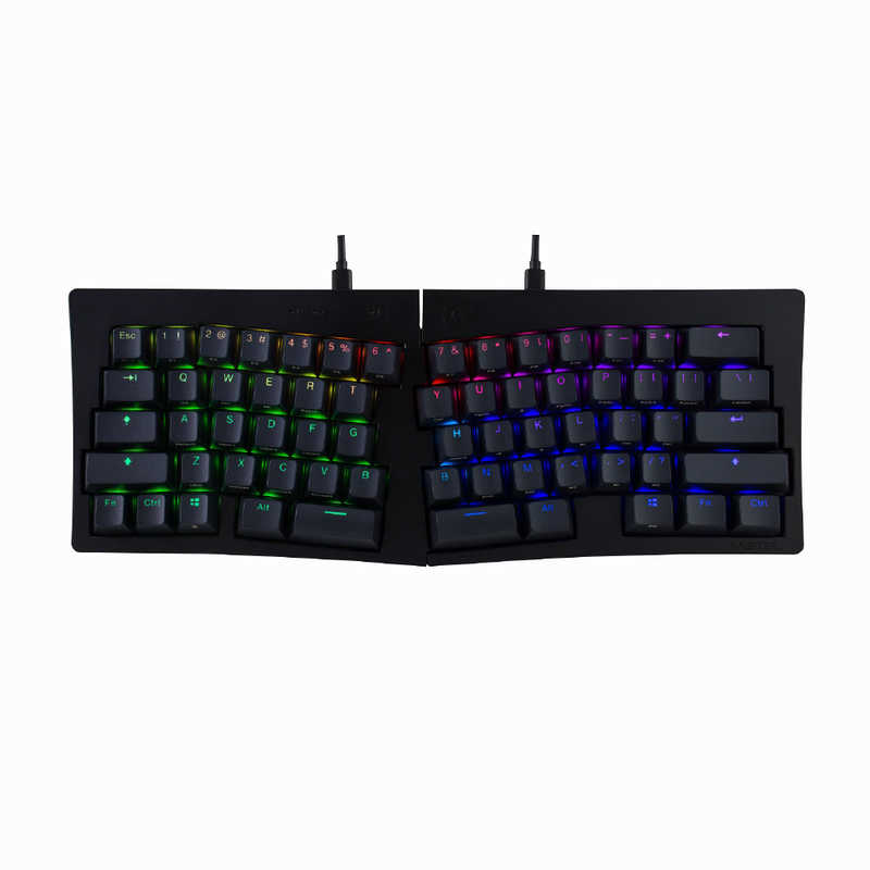 MISTEL　キーボード 分離型 Barocco MD600 Alpha RGB BT(Gateron G Pro 銀軸・英語配列) ［有線・ワイヤレス /Bluetooth・USB］ ブラック　ML-MD600ABT-U-SV/BK｜コジマ店