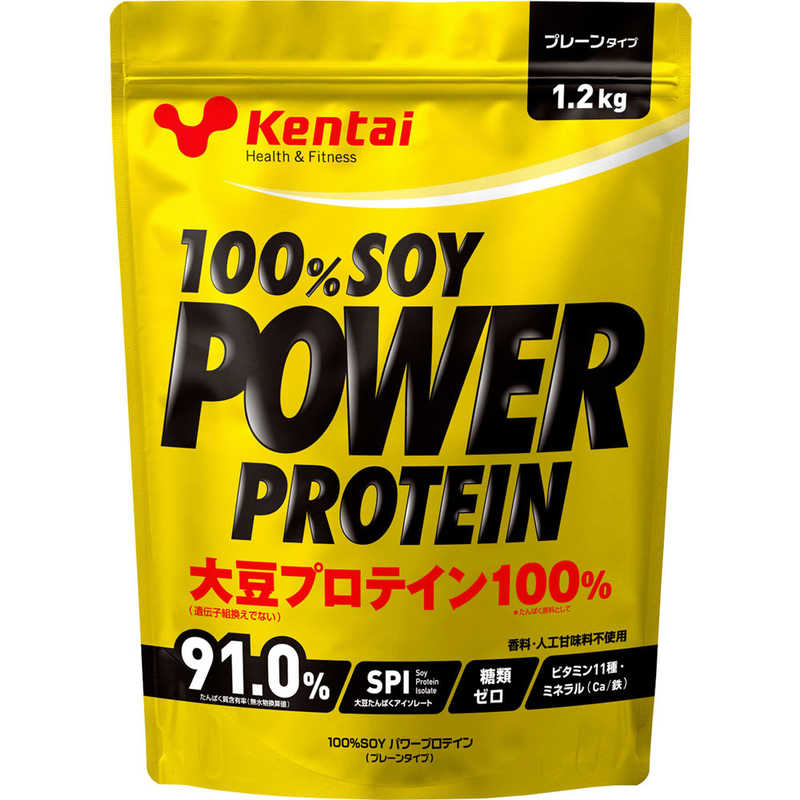 ケンタイ　100％SOYパワープロテイン 1.2kg プレーンタイプ　K1210