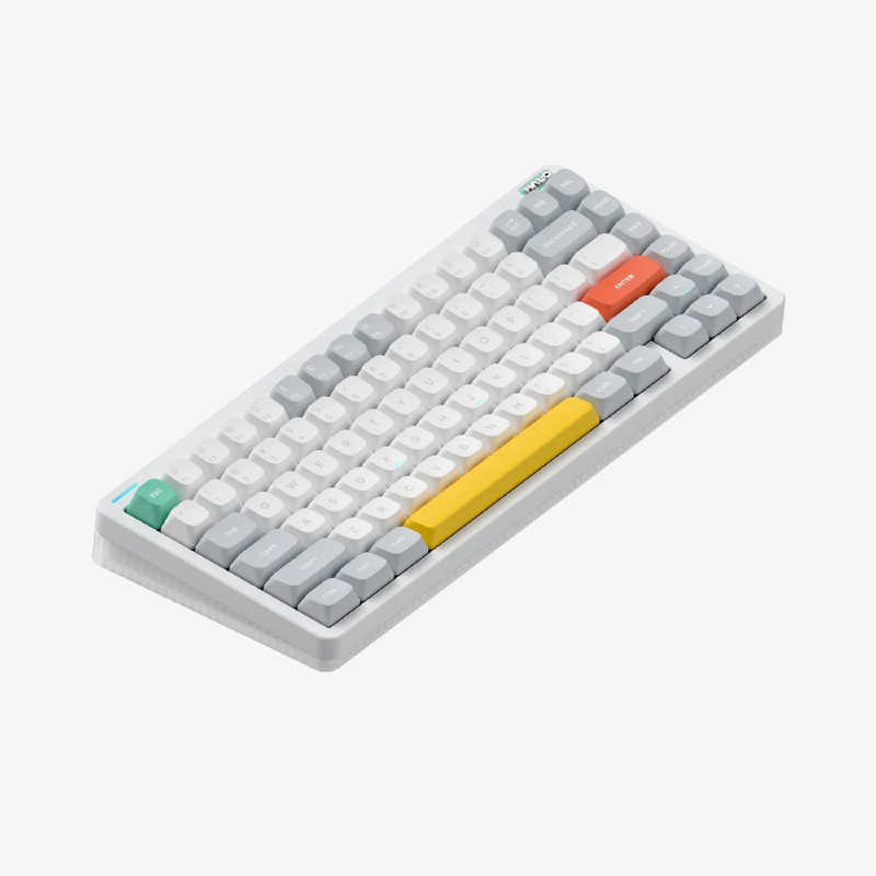 NUPHY　キーボード Halo75 V2(サイレントレッド軸・英語配列) ［有線・ワイヤレス /Bluetooth・USB］ ホワイト　w75v2sr｜コジマ店