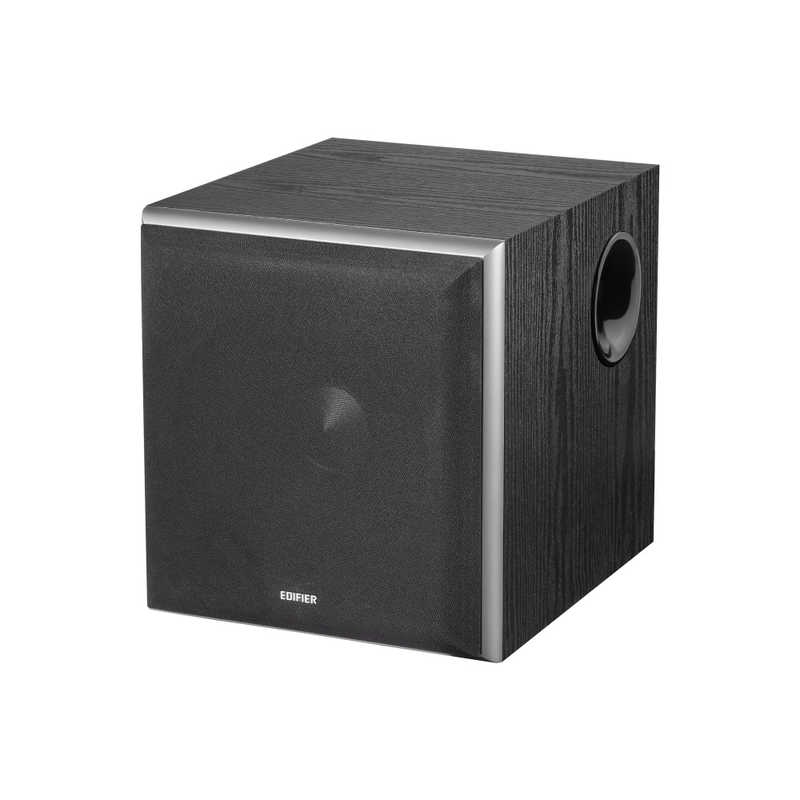 EDIFIER Edifier T5 サブウーファー 定格出力70W 8インチスピーカー搭載 ローパスフィルター PHASEスイッチ RCA EDIFIER