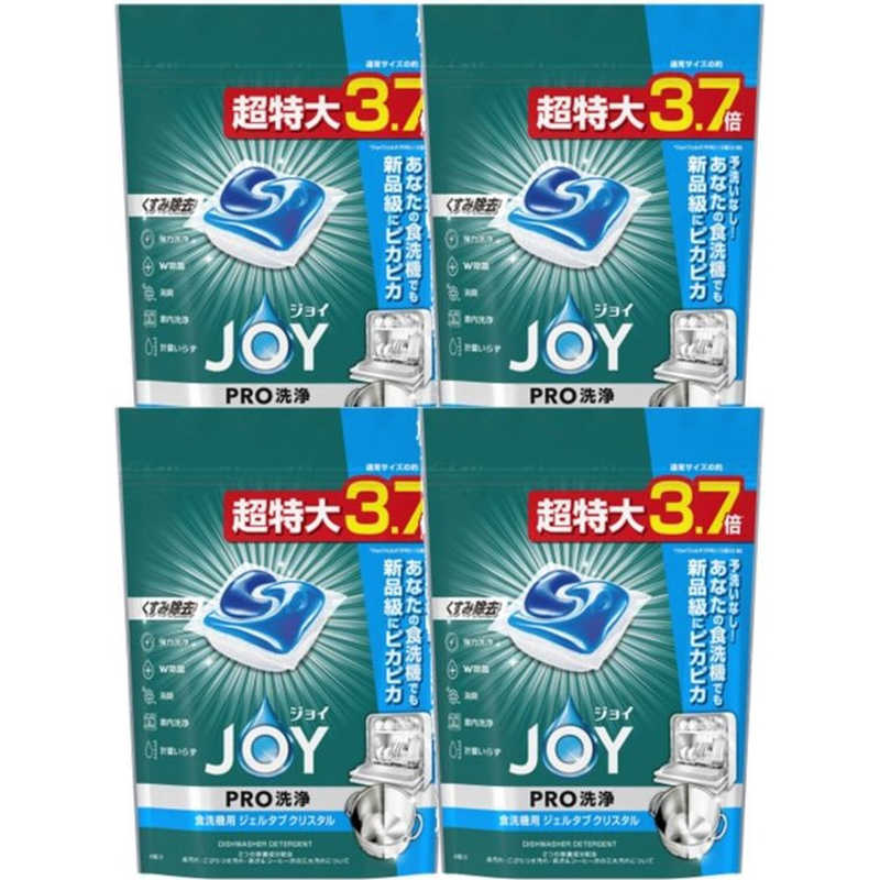 P＆G　(ケース販売) ジョイ ジェルタブクリスタル 48P×4