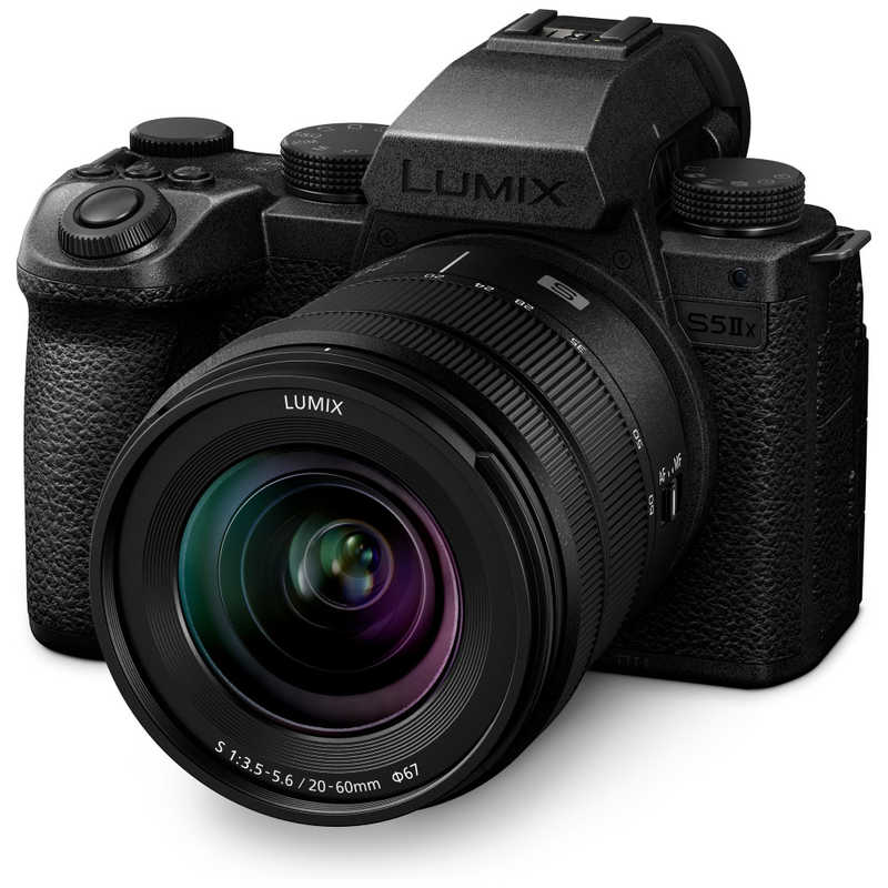 パナソニック　Panasonic　ミラーレス一眼カメラ　LUMIX S5IIX 標準ズームレンズキット DC-S5M2XK ブラック
