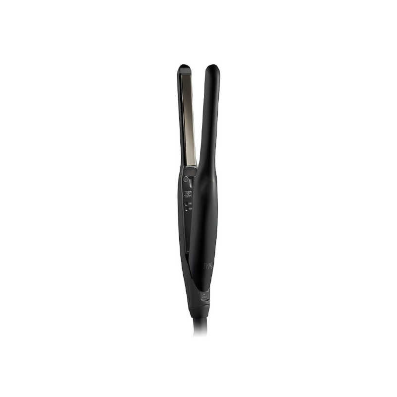 コイズミ KOIZUMI マイナスイオン ストレートアイロン エムズ スリムプレート 12mm 160℃~200℃ 海外対応 交流(コード)式 ブラック KMC-8310/K